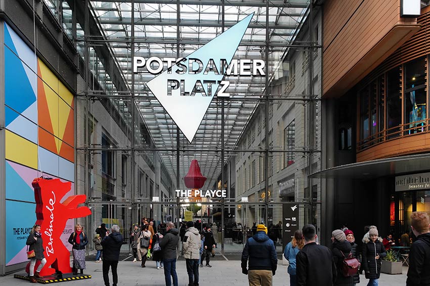 Shopping am Potsdamer Platz